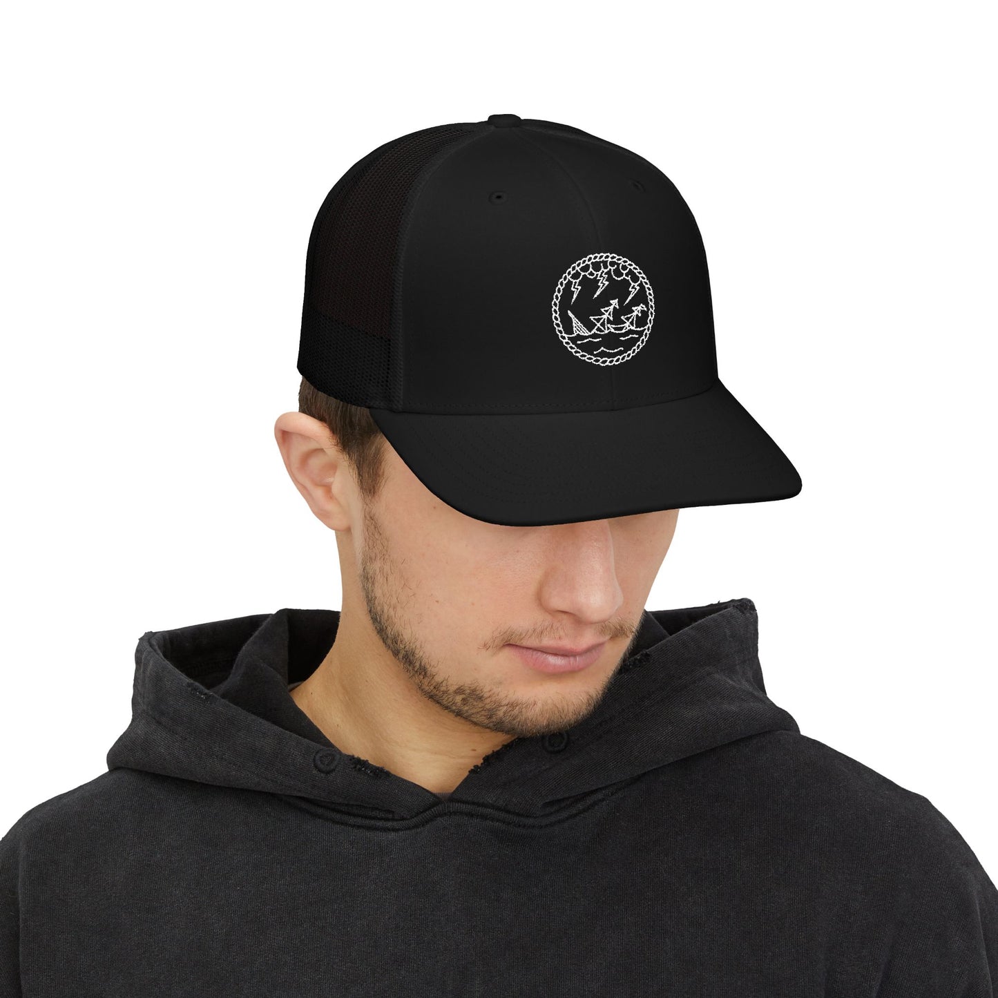 Stylish Embroidered Snapback Trucker Cap, Cool Outdoor Hat, Casual Wear, Perfect for Summer, Beach, Sports Events, Gift Idea